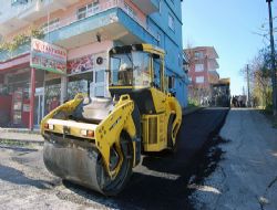 ALAPLI KARŞIYAKA MAHALLESİNDE ASFALTA BAŞLANDI